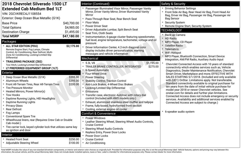 chevrolet silverado 1500 2018 2GCVKREC4J1108554 image chevrolet silverado 1500 2018 2GCVKREC4J1108554 image